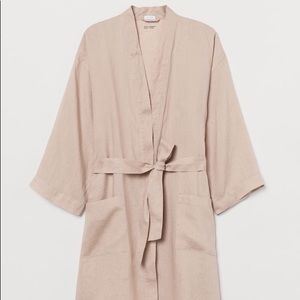 H&M Washed Linen Robe
